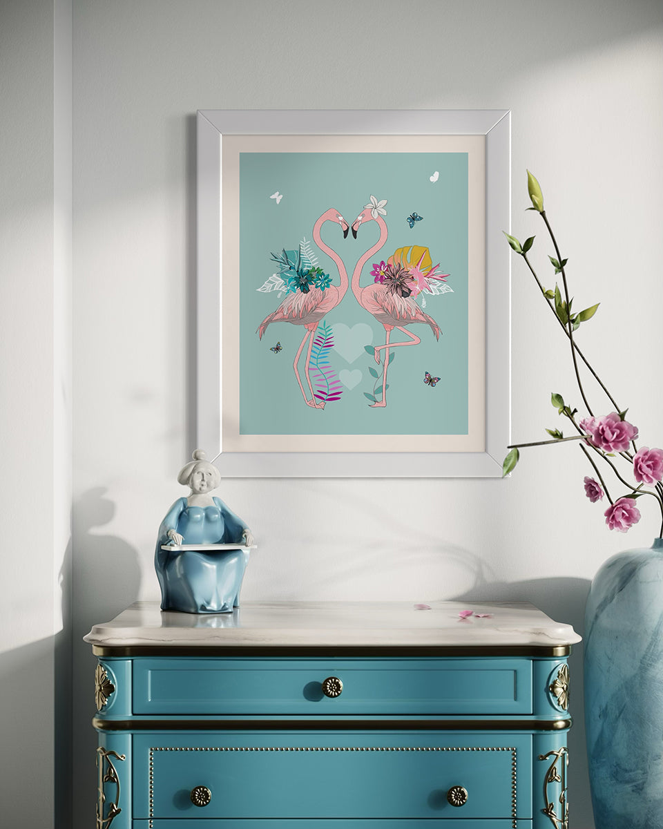 'Love Birds' 20 x 25cm print