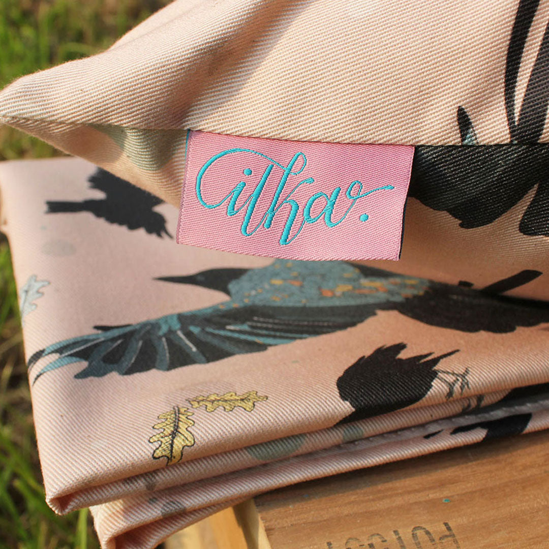 Spirit Messenger organic cotton teatowel
