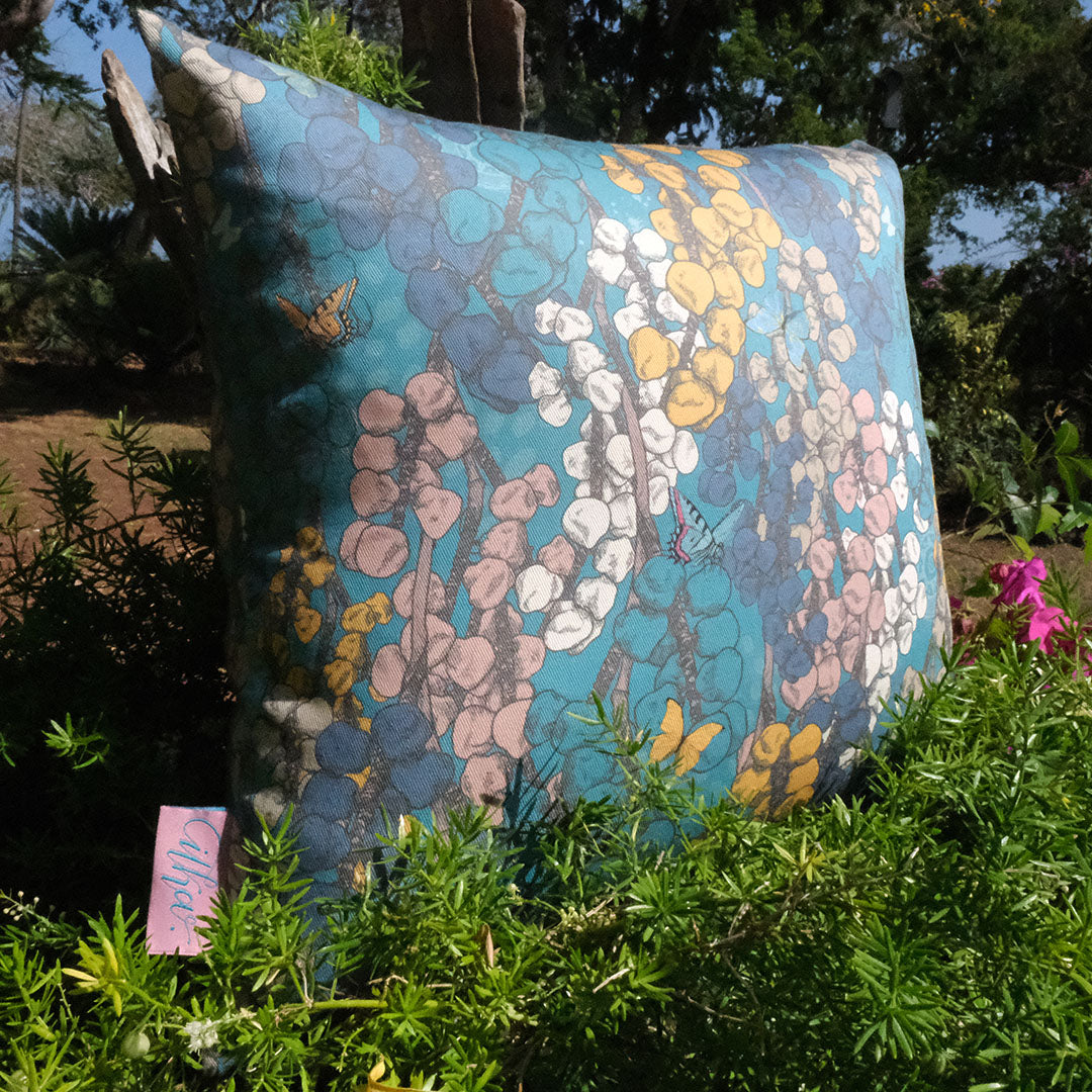 Lamu organic cotton cushion