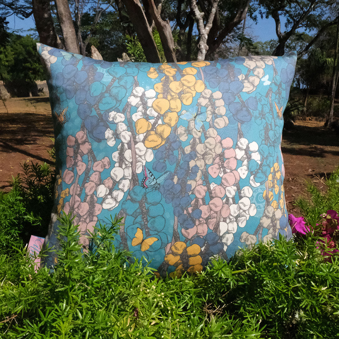 Lamu organic cotton cushion