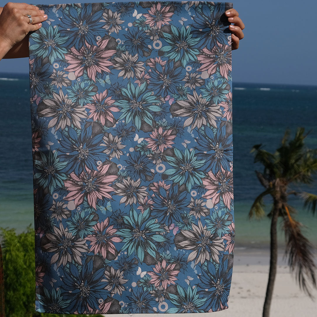 Nairobi Night organic cotton teatowel