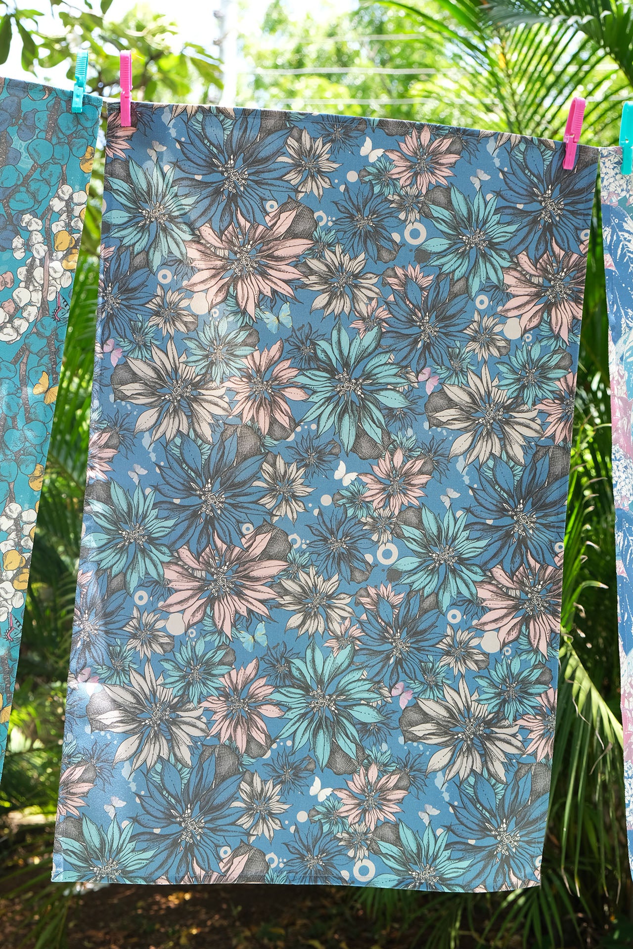 Nairobi Night organic cotton teatowel