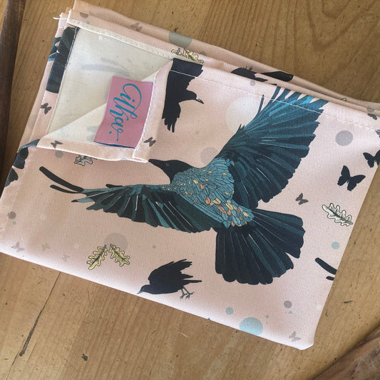 Spirit Messenger organic cotton teatowel